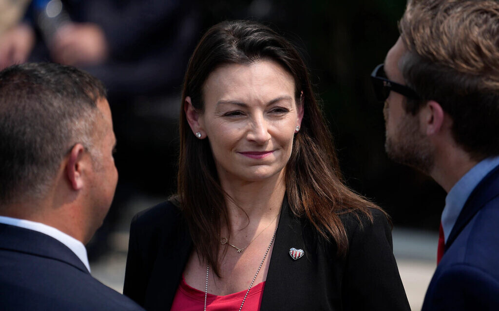 Nikki Fried, Florida's agriculture commissioner, is running as a Democrat in the 2022 Florida gubernatorial race. (Drew Angerer/Getty Images)