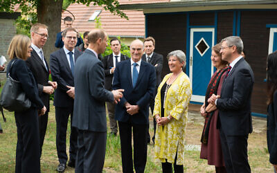 Prince Edward visit "Alexander Haus" outside Berlin, May 23, 2023. Credit: André Wagner / Alexander Haus e.V.