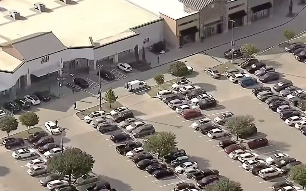 The site of the shooting on May 6, 2023. (Screenshot)