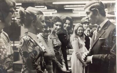Judy Poleg met Prince Charles in 1970