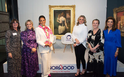 Norwood Women in Philanthropy:
(L-R) Norwood Chief Executive Naomi Dickson, Journalist Suzanne Baum, Dame Gail Ronson DBE, Nicole Ronson Allalouf, Fundraising Consultant Nicky Jones, Norwood Honorary Life President Carol Sopher