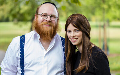 Rabbi Shaya and Rebbetzen Leah Green Northwood United synagogue. Pic: Ben Dadds