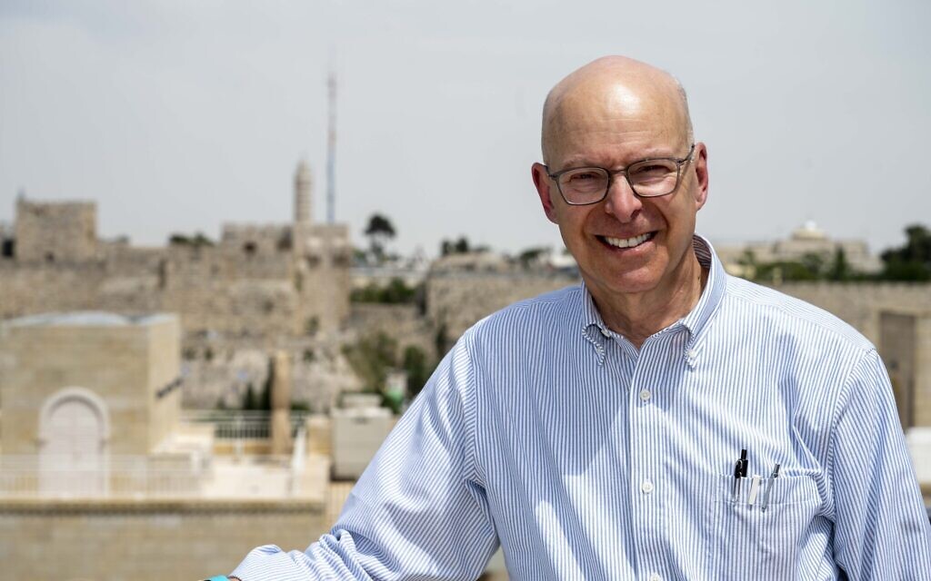 Rabbi Cantor Gershon Silins at the WUPJ Connections 2023 conference in Jerusalem. Photo by Yoav Nir/Avinary Productions.
