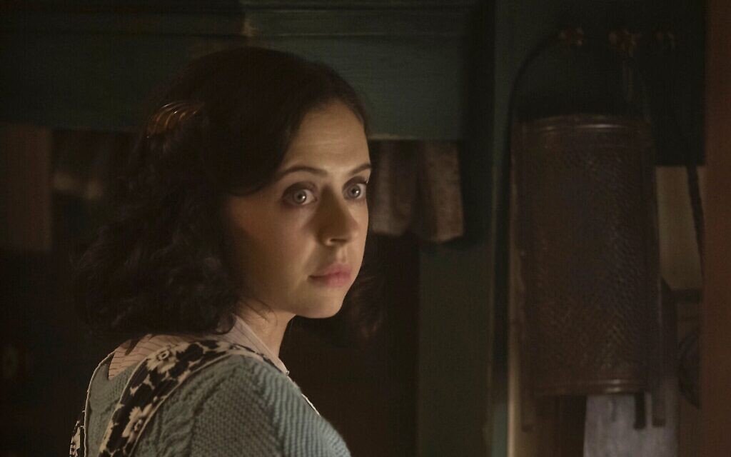 Bel Powley as Miep Gies in "A Small Light." (National Geographic for Disney/Dusan Martincek)