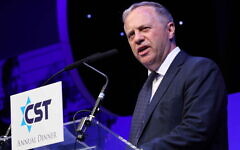 John Mann speaks at the 2019 CST annual dinner