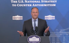 Doug Emhoff at an event in 2023 announcing the national antisemitism strategy. Doug Emhoff at an event in 2023 announcing the national antisemitism strategy.