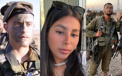 From left to right, Ohad Dahan, Lia Ben and Uri Yitzhak Iloz, the three Israeli soldiers who were killed in an attack near the city of Mitzpe Ramon in Israel's southern Negev desert, adjacent to the border with Egypt, on June 3, 2023. Three Israeli soldiers were killed in an attack near Egypt's border after a gunman wearing an Egyptian police uniform opened fire, Israeli officials said. The Egyptian military said that, A gun battle ensued when a member of the Egyptian security forces crossed the security fence with Israel during a chasing of drug smugglers. Photo by IDF/ UPI