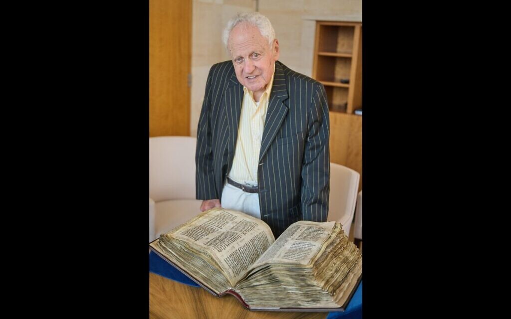 The Codex Sassoon, the world’s oldest nearly-complete copy of the Hebrew Bible.