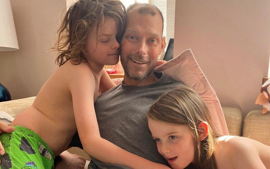 Daniel with Raphael and Leia. Pic: courtesy of the Weston family