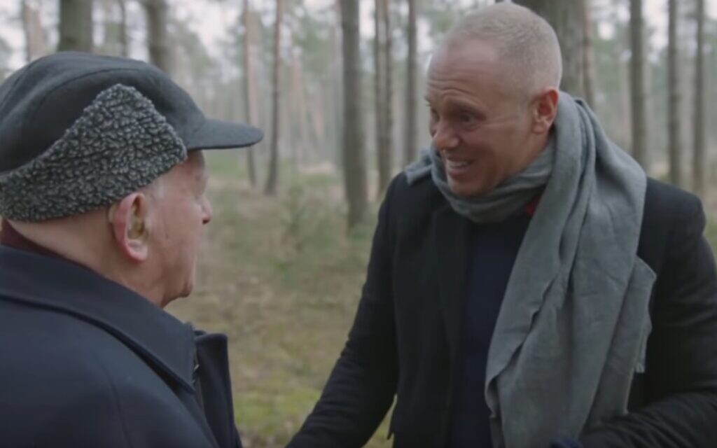 Robert Rinder was overwhelmed to meet Sir Ben Helfgott at Schlieben, a sub-camp of Buchenwald, where his grandfather was a forced labourer during the Second World War.