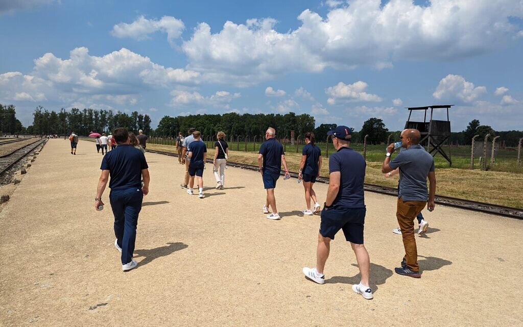 A visit to Auschwitz-Birkenau, supported by the Holocaust Educational Trust. (Not related to this story).
