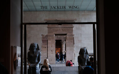 The Sackler name was on a number of institutions, including this wing at the Metropolitan Museum of Art in New York City that hours the famed Egyptian Temple of Dendur. (Spencer Platt/Getty Images)
