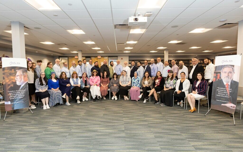 Group photo of Torah Vchachma participants, July 2023