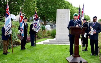 AJEX Service of Remembrance Willesden Credit Gerry Temple.
