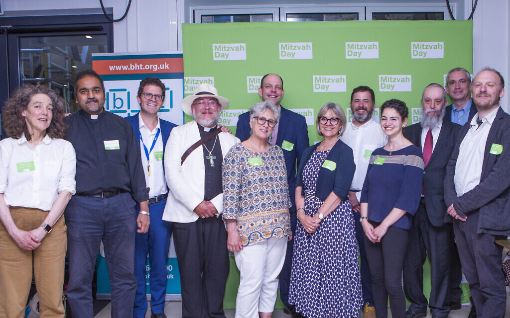 Laura Marks and Stuart Diamond with Brighton's faith and civic leaders.