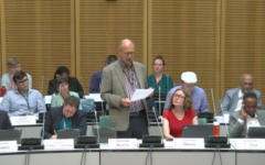 Councillor Neil Nerva pays his respects to Sir Ben Helfgott at Brent Council meeting Councillor Neil Nerva pays his respects to Sir Ben Helfgott at Brent Council meeting