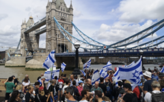 The show of opposition from a largely Israeli crowd of expats was one of the largest demos in the capital since the proposals were brought forward by Benjamin Netanyahu’s coalition that includes far right politicians. The show of opposition from a largely Israeli crowd of expats was one of the largest demos in the capital since the proposals were brought forward by Benjamin Netanyahu’s coalition that includes far right politicians.