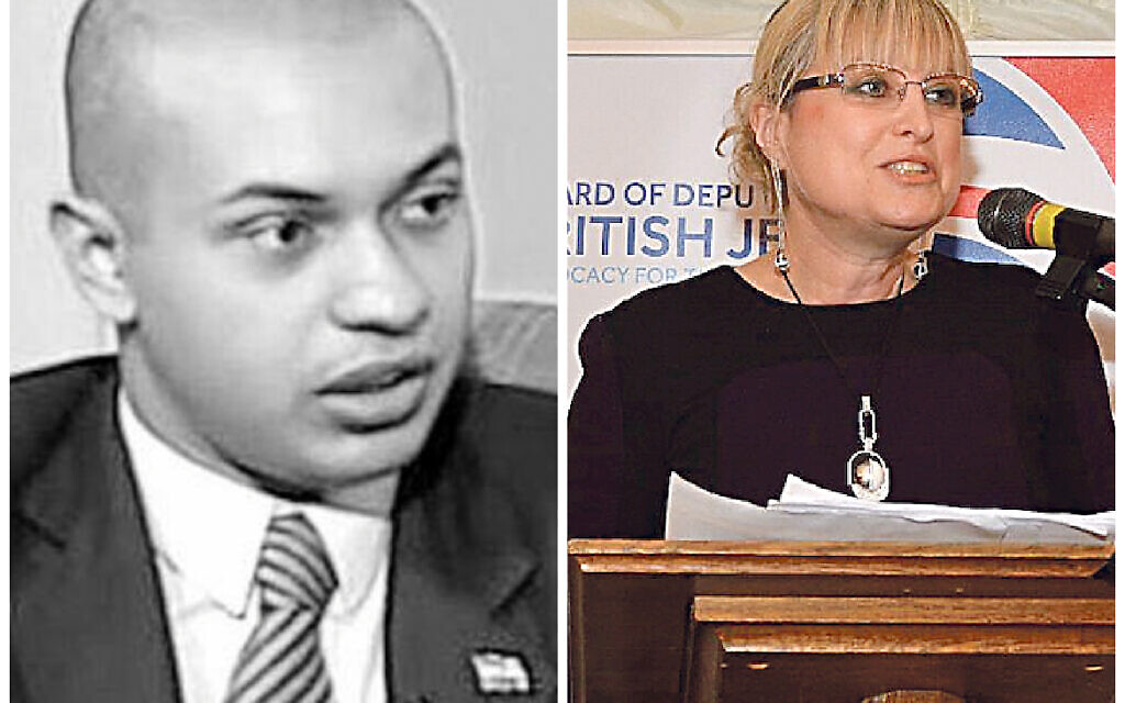Khaled Hassan and Marie van der Zyl.