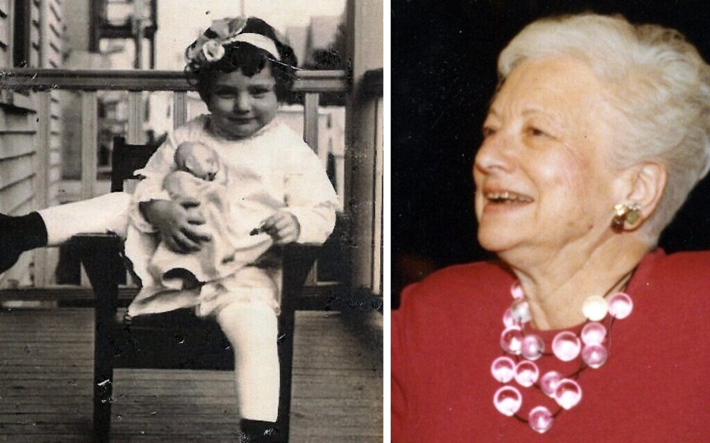 Louise Levy was born in 1910 and grew up in Cleveland and New York City; Levy often ascribed her longevity to a daily glass of red wine and a low-cholesterol diet. (Photos courtesy Levy family, via Fox Funeral Home, via JTA)