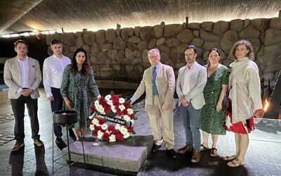 Luciana Berger joins LFI delegation's visit to Yad Vashem