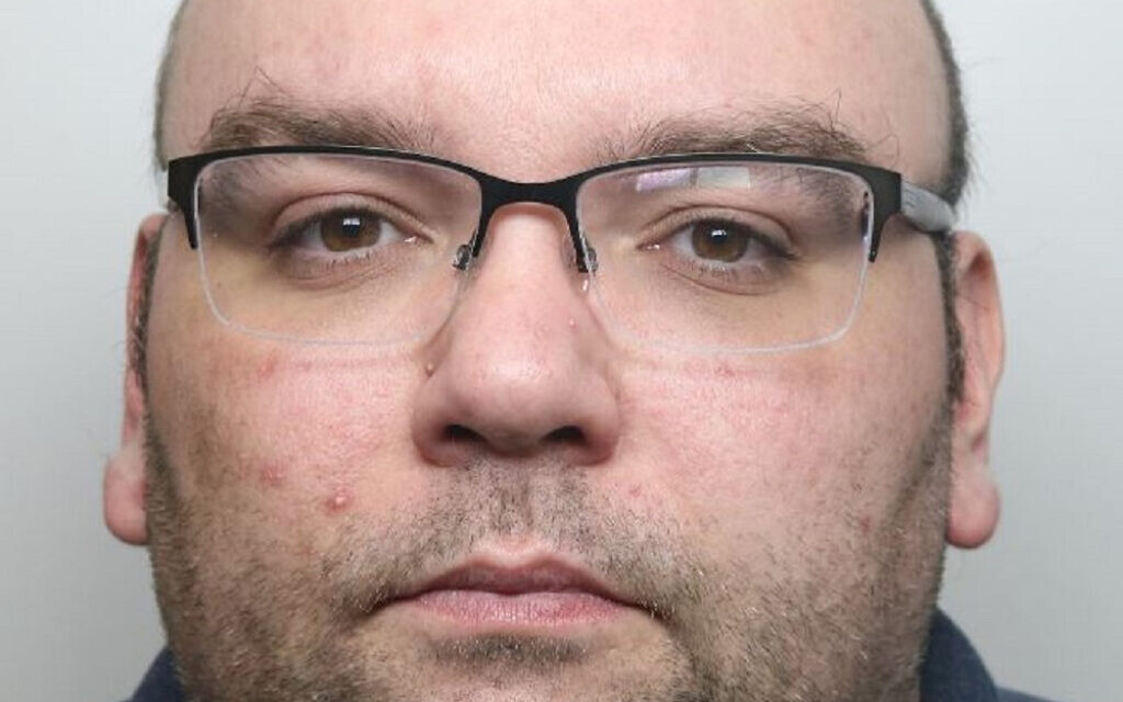 Undated handout photo issued by Derbyshire Police of Samuel Doyle, 40, of Highfield Road, Glossop, who was jailed for three years at Manchester Crown Court on Monday July 31 for five counts of distributing or publishing written material to stir up racial hatred.