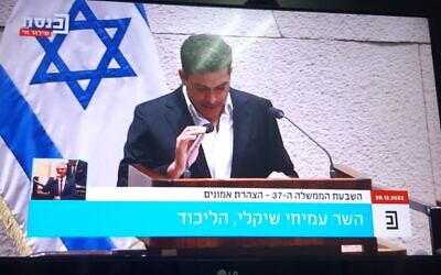 Israeli minister Amichai Chikli
