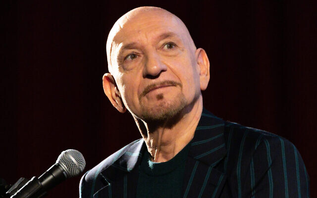 Ben Kingsley participates in a Q&A after a screening of "Dalíland" at Landmark's Nuart Theatre in Los Angeles, June 10, 2023. (Elyse Jankowski/Getty Images)