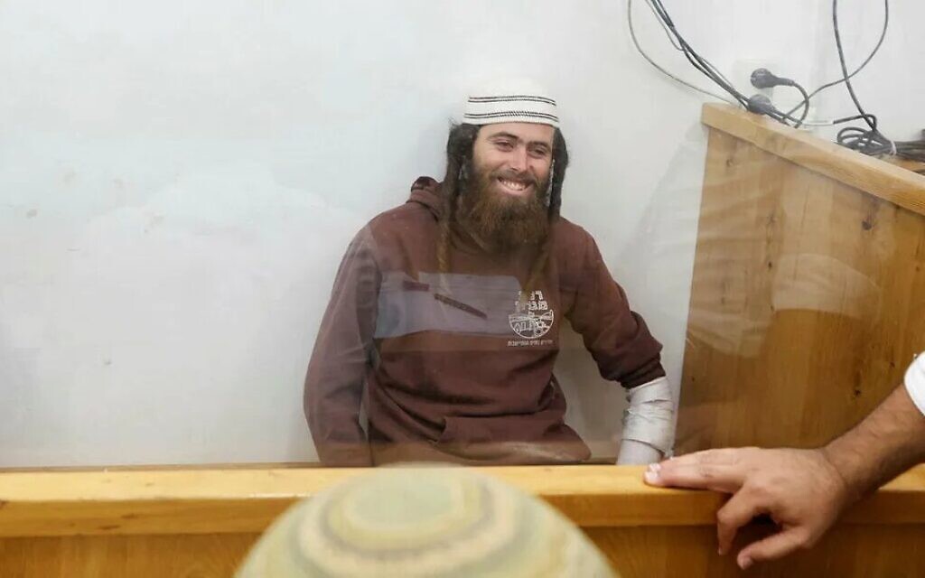 Elisha Yered, a former spokesman for Jewish Power party lawmaker Limor Son Har-Melech, and Yehiel Indore. Courtesy: Twitter.