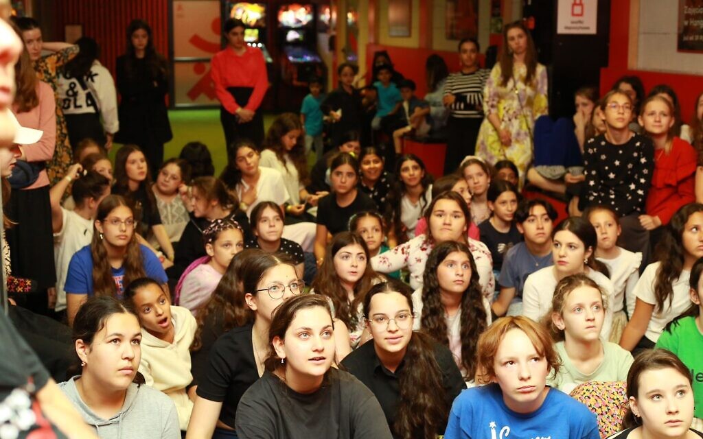 170 young Jewish boys and girls from Europe, Africa and Asia gathered in Warsaw for a summer camp at Hilton Hotel, marking the first such camp since the Holocaust. 