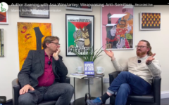 David Miller and Asa Winstanley, (right) at book promotion event in Wembley