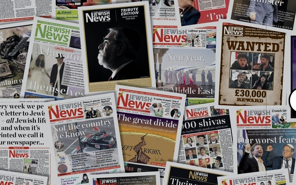 Jewish News is owned by the Jacob Foundation.