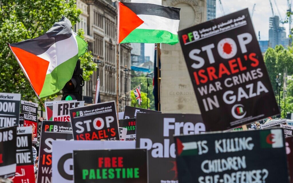 Palestine protest in London. Credit: Guy Bell/Alamy Live News