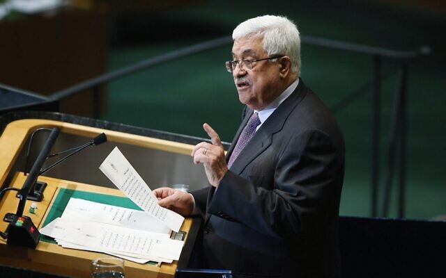 Mahmoud Abbas born 26 March 1935 is a Palestinian statesman. He has been the Chairman of the Palestine Liberation Organization (PLO) since 11 November 2004 and has been President of the State of Palestine since 15 January 2005.. Image shot 2012. Exact date unknown.