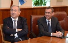 Mr Regev (right), is a former senior advisor to Netanyahu.