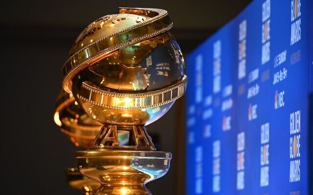 A Golden Globe trophy in 2019. (Robyn Beck/AFP via Getty Images)