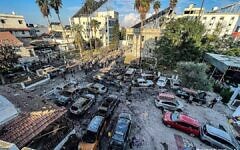 BBC news show The Context “wrongly attributed” the air strike at the al Ahli hospital to the Israeli military, which the group has suggested was caused by a rocket misfired by Palestinian terrorists.