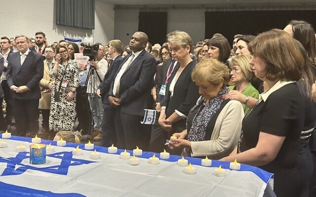LFI vigil for Israel at Labour conference in Liverpool