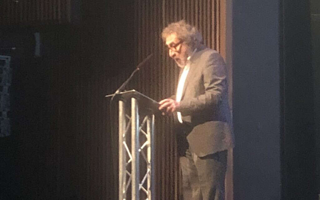 Howard Jacobson speaks at the London Centre for the Study of Contemporary Antisemitism