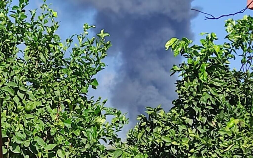 Fires burning at Ein Hashlosha kibbutz