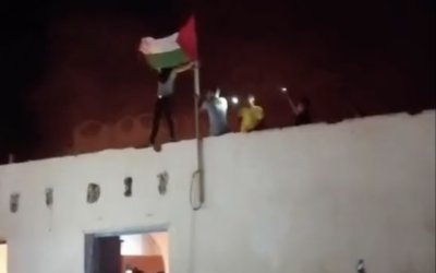 Footage of the attack on El Hamma, which was livestreamed on social media