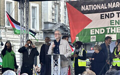 Jeremy Corbyn at pro-Palestine demo