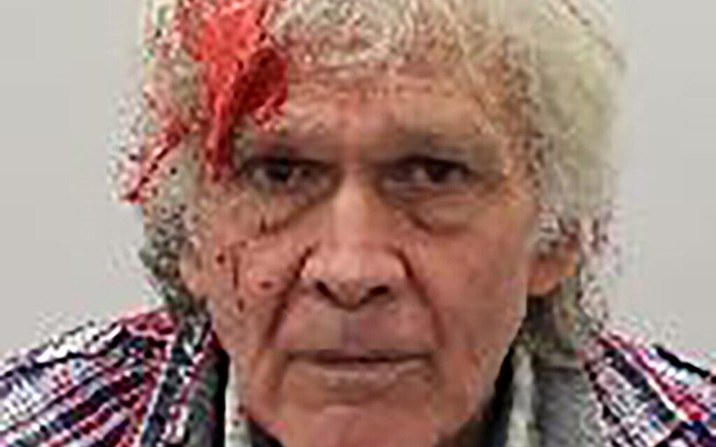 John Harvey, 75 will appear in court for sentencing in December after he admitted throwing red paint over the Israeli Embassy on Armistice Day.