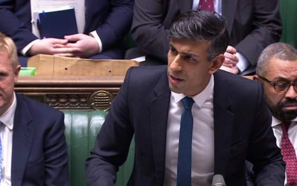 Rishi Sunak at PMQs