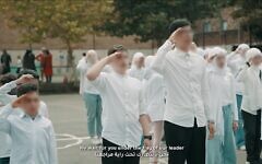 In July 2022, an IRGC-affiliated music-video production titled “Salute Commander” was recorded on UK soil, including on the premises of the School of the Islamic Republic of Iran in Queens Park, North London (YouTube)