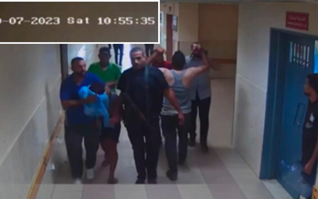 IDF says it has evidence that Hamas took hostages to Al Shifa hospital in Gaza. Courtesy: IDF
