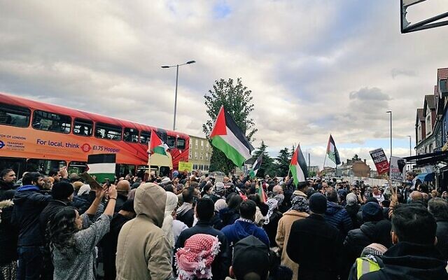 File image of a pro-Palestine protest