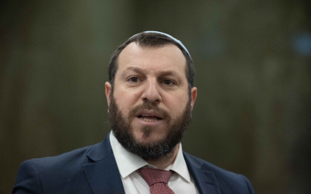 Heritage Minister Amichai Eliyahu