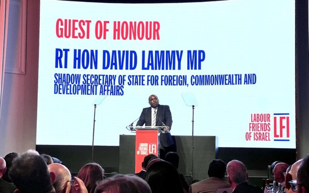 David Lammy speaks to LFI annual reception
