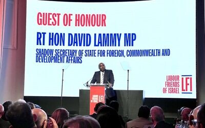 David Lammy speaks to LFI annual reception