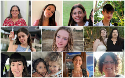 Many are from Kibbutz Be’eri, one of the communities hardest hit by Hamas’ massacre. They are: